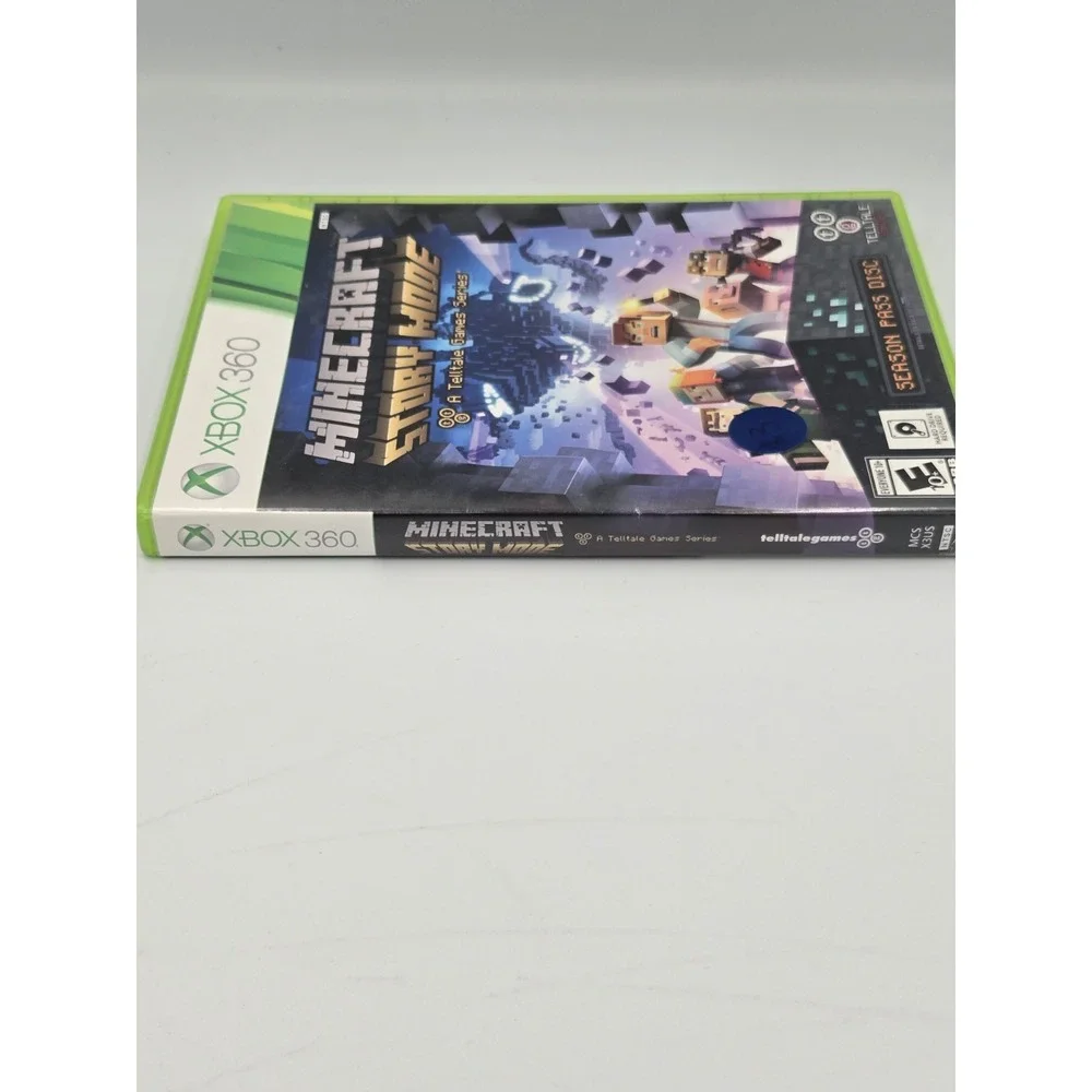 Minecraft: Story Mode Season Two 2 Microsoft Xbox 360 Disc‎ & Case